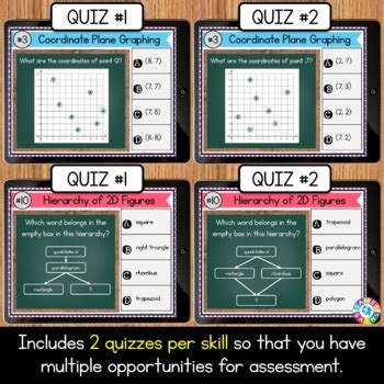 Th Grade Geometry Review Quizzes For Test Prep Exit Tickets Assessment