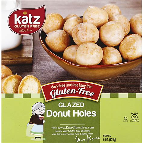 Katz Gluten Free Donut Holes Glazed Doughnuts Pies Snack Cakes