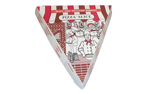 Single pizza slice box, 4c stock Printed – SPLY Centers