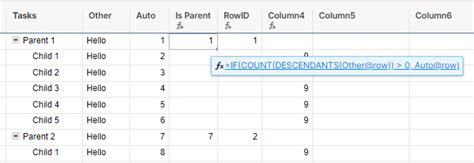 Numbering Parent Rows — Smartsheet Community