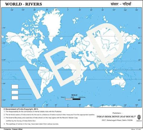 Practice Map Of World River Pack Of 100 Maps Small Size Outline M