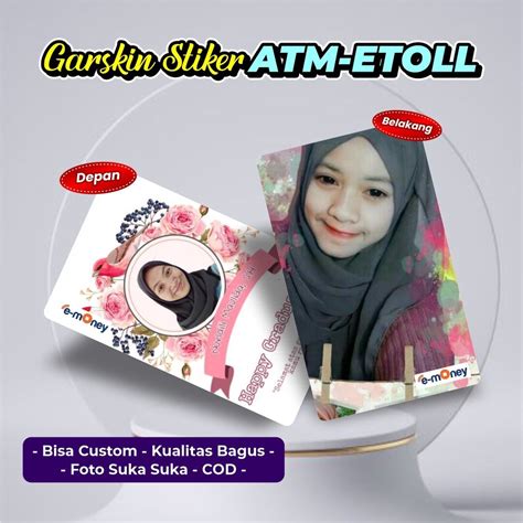 Jual Cetak Stiker Atm Etoll Custom Foto Suka Suka Shopee Indonesia