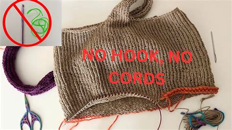 Easiest Provisional Cast On No Crochet Hook Just Knit Cowyak Youtube