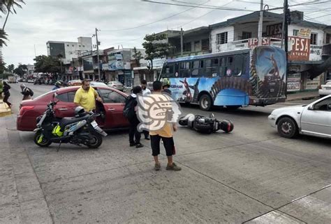 Motociclista Resulta Lesionado Tras Ser Impactado Por Veh Culo Particular