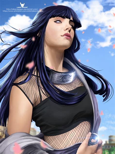 Artstation Naruto Shippudens Hinata Hyuga