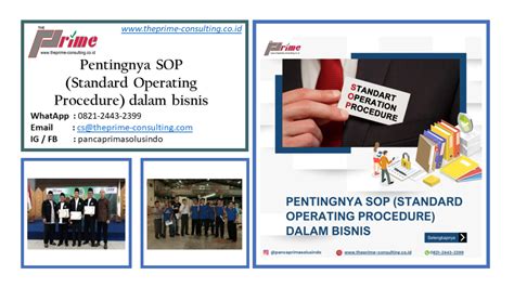 Pentingnya Sop Standard Operating Procedure Dalam Bisnis