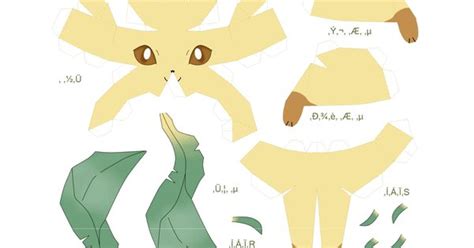 Eeveelutions Papercraft Papercraft Pokémon And Origami