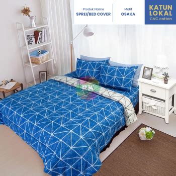 Sprei Bed Cover Katun Lokal Motif