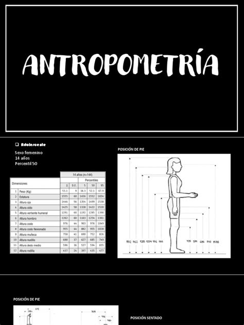 Antropometría Y Ergonomía Pdf