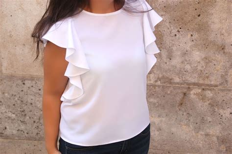 Diy Costura Como Hacer Blusa Con Volantes En Las Mangas Patrones