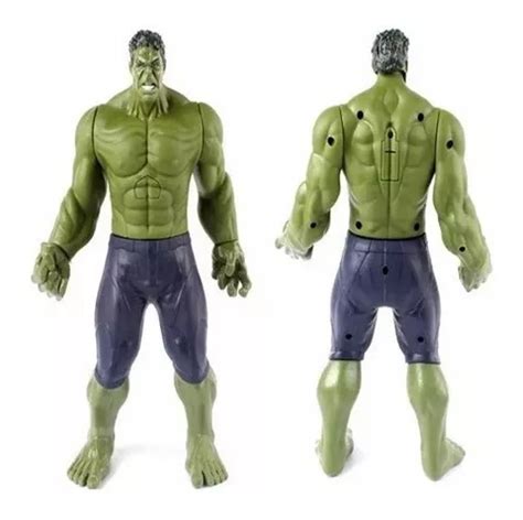 Boneco Articulado Vingadores Incrivel Hulk 30cm C Luz E Som