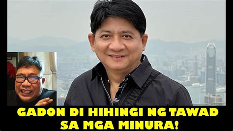 Gadon Hindi Hihingi Ng Tawad Sa Mga Minura Gma Pinabibilis Na Ba Ang