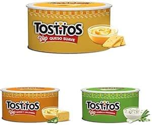 Dip Tostitos Queso 255g Dip Queso y Jalapeño 255g Dip Cebolla