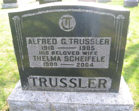 Thelma Scheifele Trussler 1909 2004 Homenaje De Find A Grave