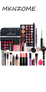 Professional Makeup Set Mknzome Cosmetic Make Up Starter Kit With