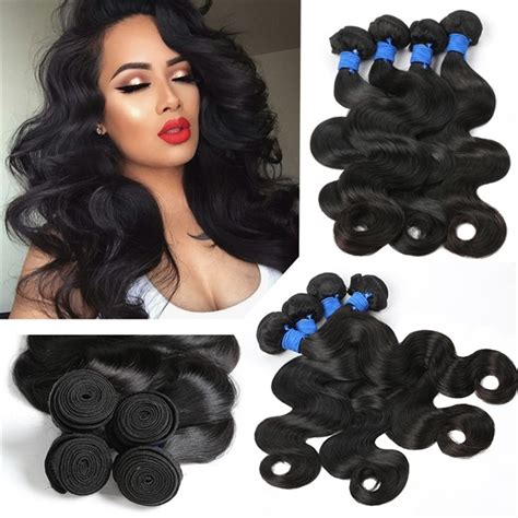 12a Grade Peruvian Indian Brazilian Natural Remy Braid Human Hair Weave