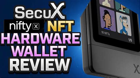 Secux Nifty X Nft Crypto Hardware Wallet Unboxing Review