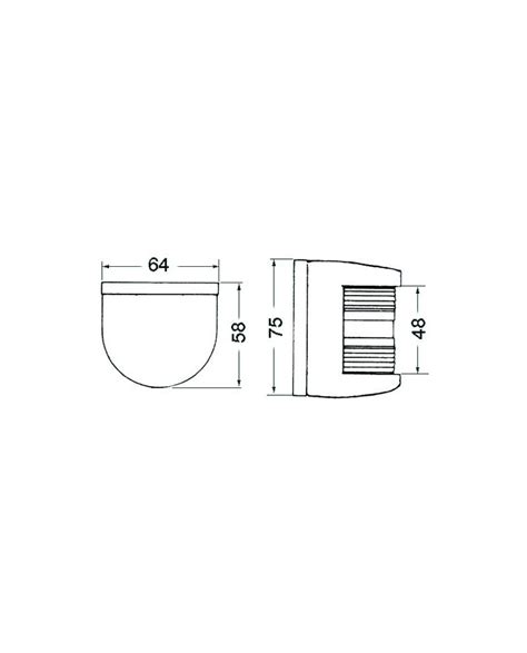 Feu De Navigation Utility Abs Babord Blanc