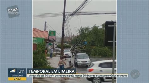 Temporal Rajadas De Vento De At Km H Provoca Queda De Rvores