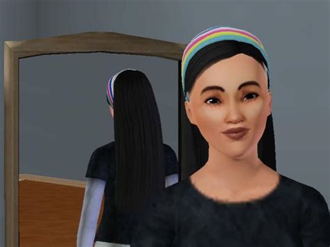 The Sims Resource Rainbow Hair Band