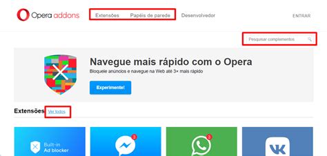 Como adicionar ou remover extensões no Opera Olhar Digital