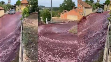 Dos Tanques De Vino Estallaron E Inundaron Las Calles De Una Ciudad En