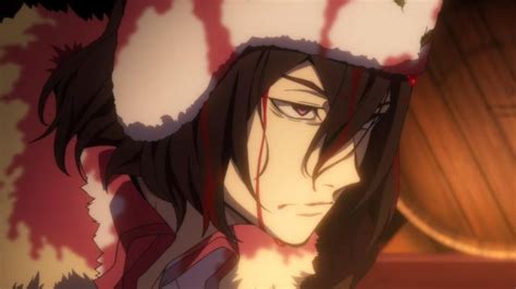 An Anime Character With Long Black Hair Wearing A Red And White Outfit