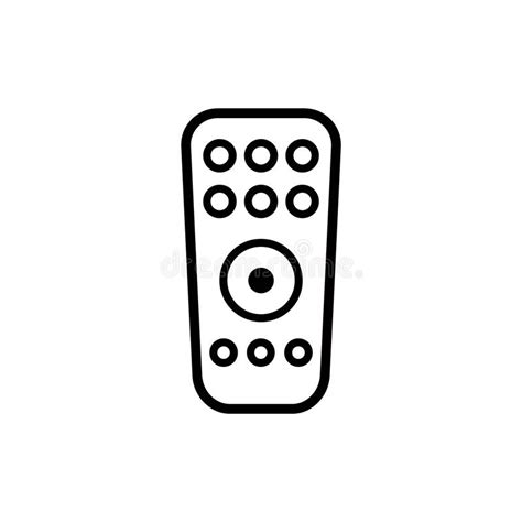 Remote Control Icon Vector Logo Design Template Stock Vector