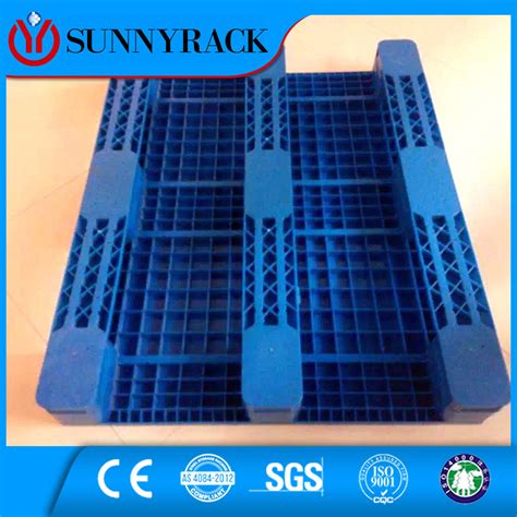 Steel Reinforcing Ribs Added Plastic Pallet For Storage China Plastic