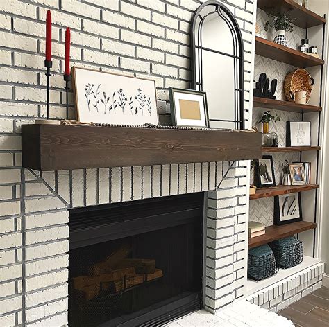 Rustic Wood Fireplace Mantel — ROCO WOOD