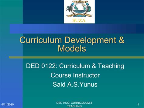 The Curriculum Models