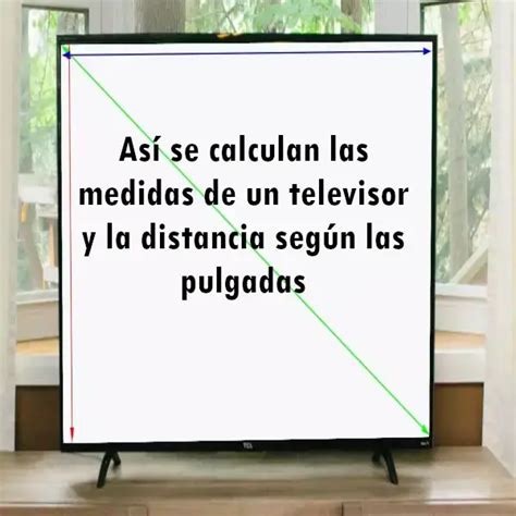 Calcula Las Medidas De Un Televisor Y La Distancia En Pulgadas Elyex