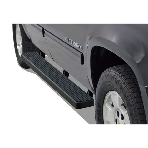 Aps Iboard Running Boards 6in Black Compatible With Suburban 1500 Yukon Xl 1500 2000 2020