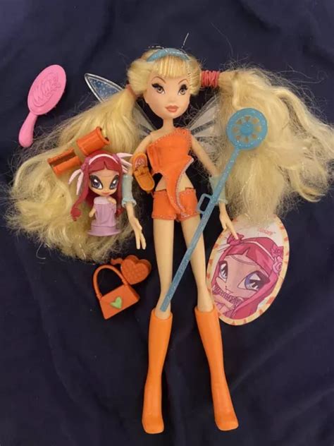 2004 MATTEL SEASON 2 Charmix Doll Winx Club COMPLETE Stella Fairy Pixie