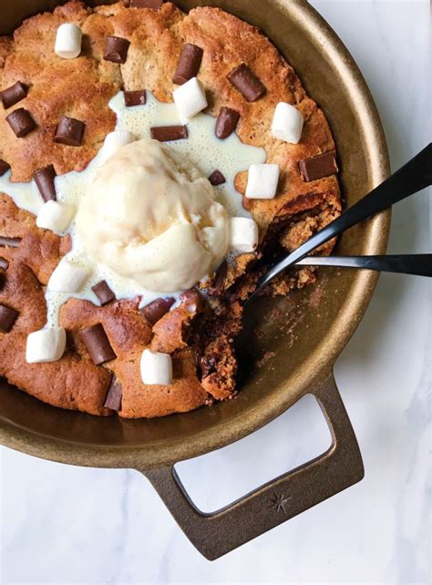 S Mores Skillet Cookie Paleo Dairy Free Gluten Free The Dish On Healthy