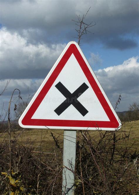 Crossroads sign stock photo. Image of white, roadsign, clouds - 604774