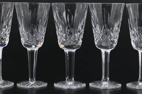 Waterford Crystal Lismore Sherry Glasses Mid To Late 20th Century Ebth