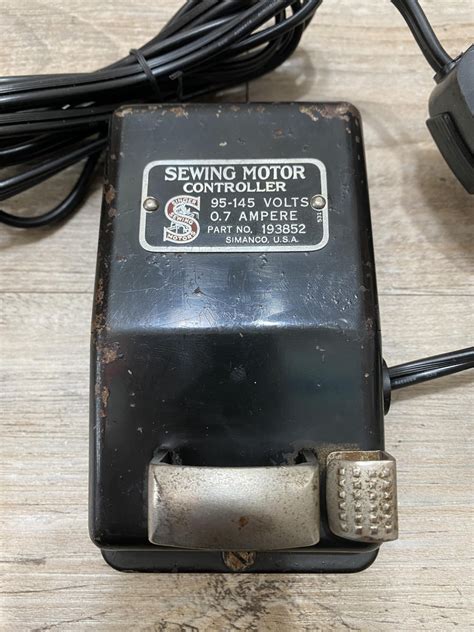 Singer Featherweight 221 Rewired Original Metal Foot Pedal Some Wear