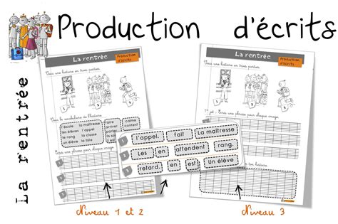 Exercices Production Crits Ce Bout De Gomme