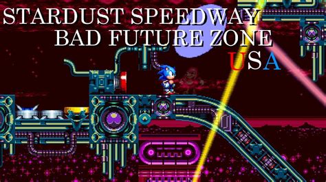 Sonic Cd Stardust Speedway Bad Future Us Sega Genesis Bit Remix