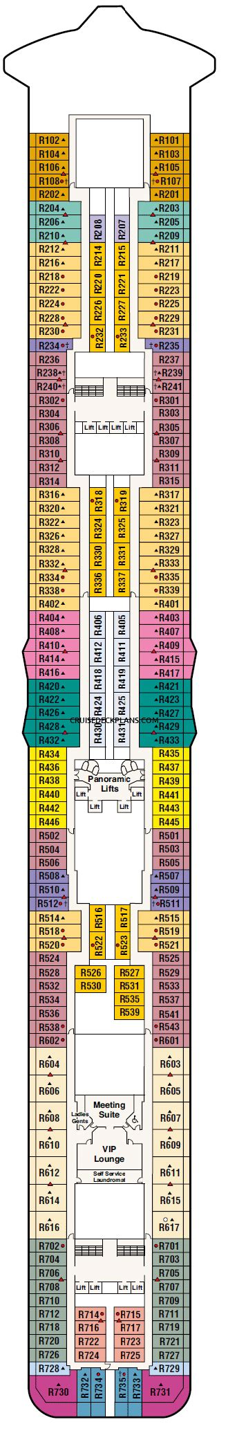 Majestic Princess Deck Plans Layouts Pictures Videos