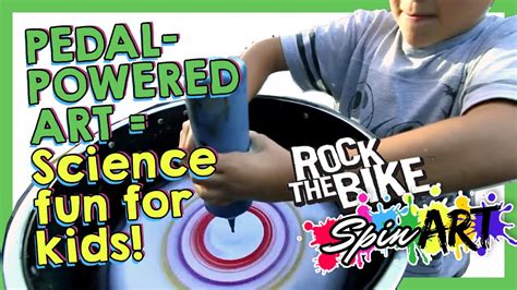 Rock The Bike Spin Art Youtube