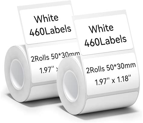 Amazon Niimbot Thermal Label Maker Paper Mm White Packs