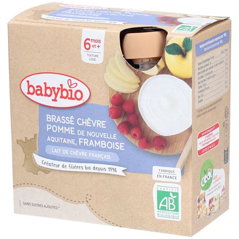 Babybio Brass Ch Vre Pomme De Nouvelle Aquitaine Framboise D S Mois