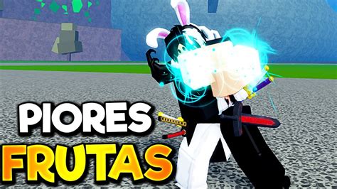 Despertei As Piores Frutas No Blox Fruits Roblox Youtube