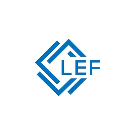 lef letter logo design  white background lef creative circle letter