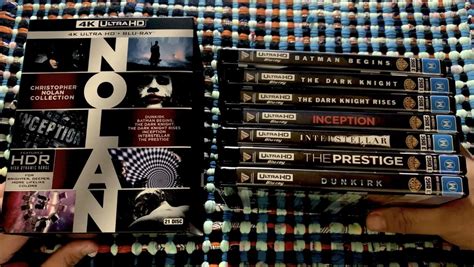 Christopher Nolan Collection 4k Boxset Unboxing Link Below R4kbluray