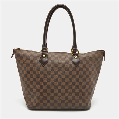 Louis Vuitton Damier Ebene Canvas Saleya MM Bag Louis Vuitton The