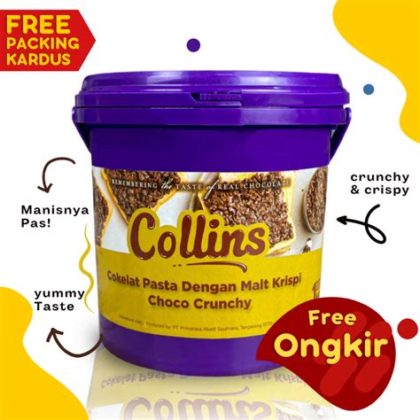 Collins Choco Crunchy 1 Kg Selai Topping Coklat Lazada Indonesia