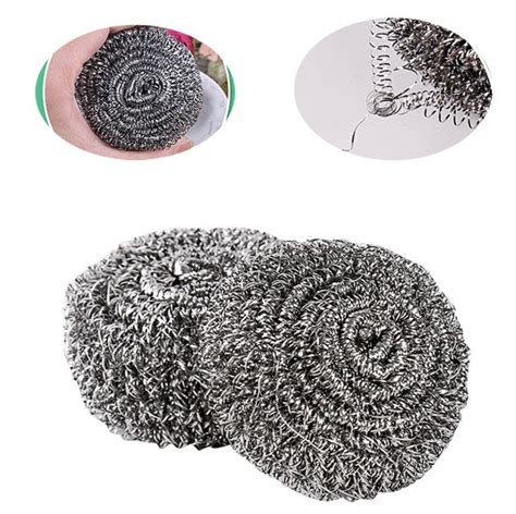 Steel Wool Scrubber Metal Scouring Pad Stainless Steel Scourer Pot